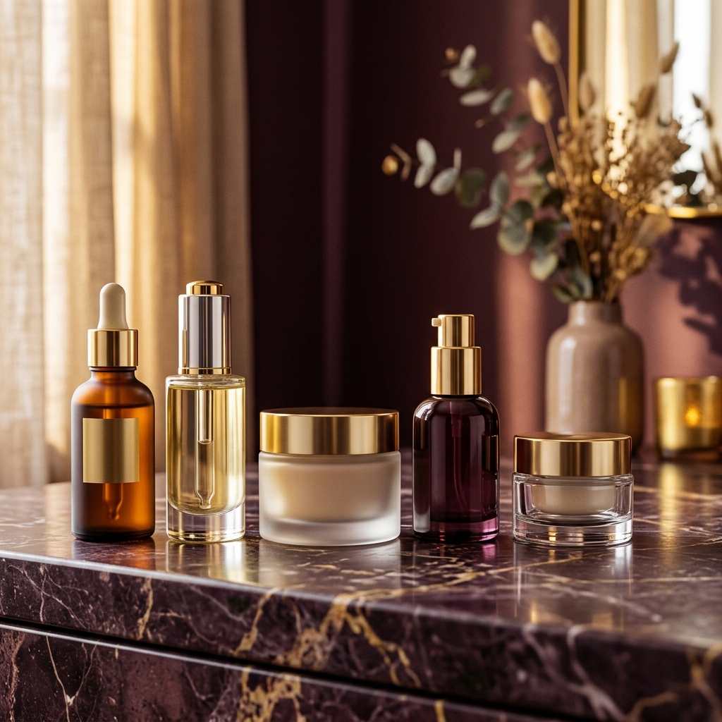 Sayona Cosmetics Premium Products Display